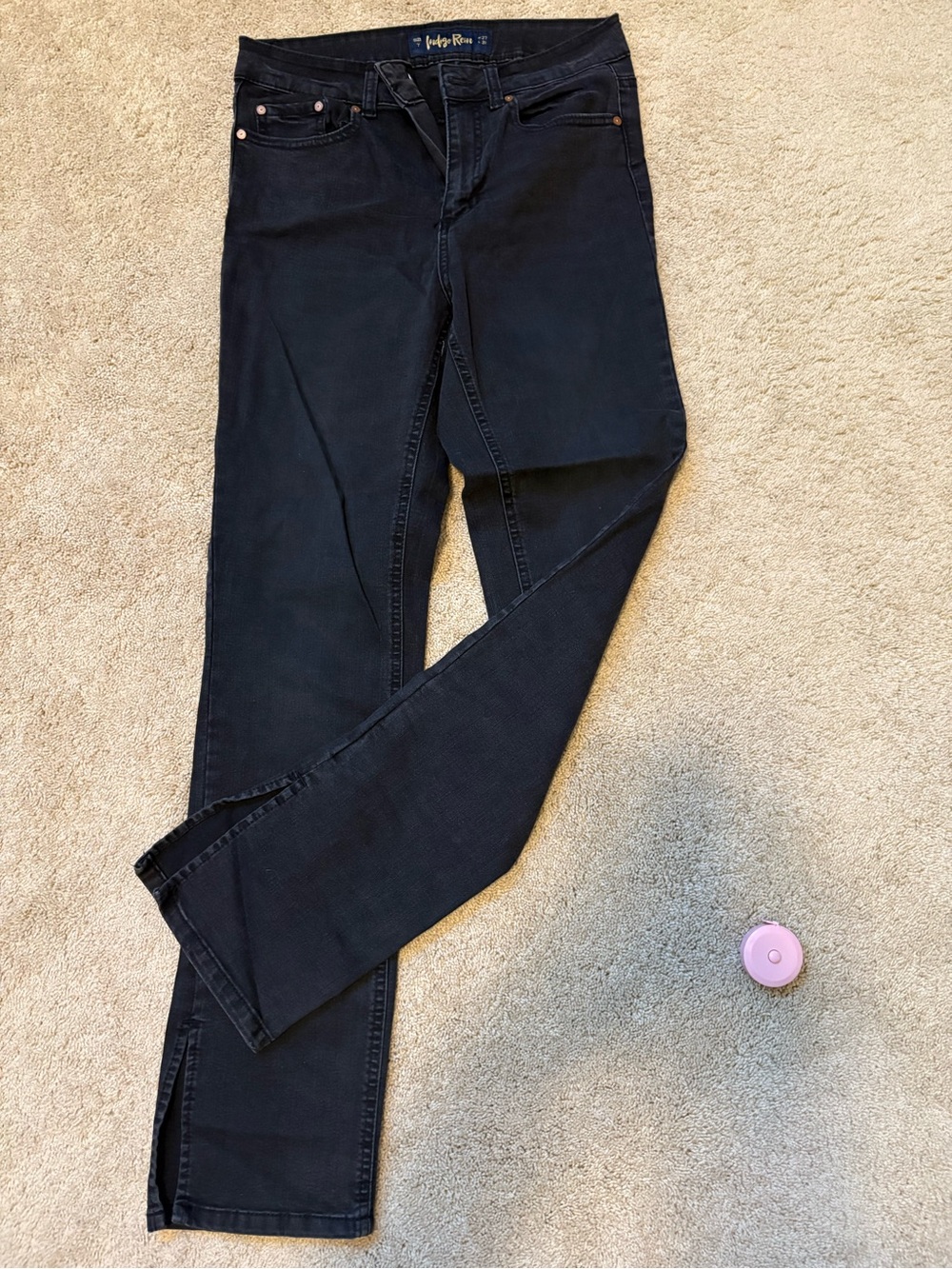 Indigo Rein black stretch Jeans Size 7